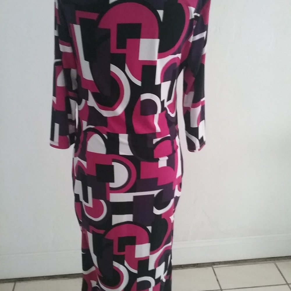 Lady quarter sleeve dress